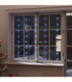 LED Star Curtain Fairy Lights 200 LED Blue 8 Function