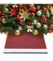 Christmas Tree Skirt Red and White 48x48x25 cm
