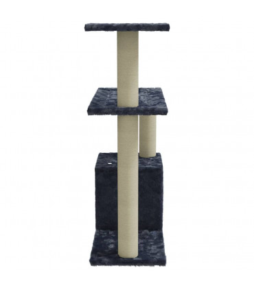 Cat Tree with Sisal Scratching Posts Dark Grey 70 cm