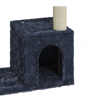 Cat Tree with Sisal Scratching Posts Dark Grey 70 cm