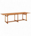 Garden Dining Table 280x90x75 cm Solid Acacia Wood