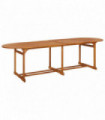 Garden Dining Table 280x90x75 cm Solid Acacia Wood