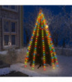 Christmas Tree Net Lights with 250 LEDs Colourful 250 cm