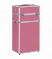 Make-up Trolley Aluminium Pink