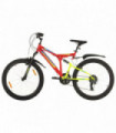 Mountain Bike 21 Speed 26 inch Wheel 49 cm Red