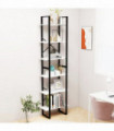 Storage Shelf 2 pcs White 60x30x210 cm Engineered Wood