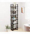 Storage Shelf 2 pcs Grey 60x30x210 cm Engineered Wood