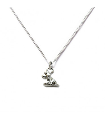 Little Dog Silver Necklace