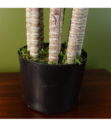 Artificial Green Jade Plant 75cm Large Size Weighted Plastic Pot Classic Style