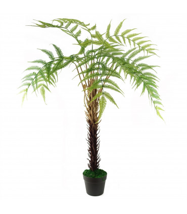 Artificial Large Fern Plant Green Plastic Fern Natural 120 x 90 x 90cm