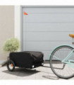 vidaXL Bike Trailer Black 30 kg Iron