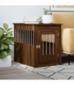 vidaXL Dog Crate Furniture Brown Oak 55x80x68 cm Engineered Wood