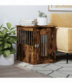 vidaXL Dog Crate Furniture Smoked Oak 45x62x59 cm Engineered Wood