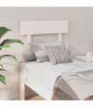 vidaXL Bed Headboard White 93.5x3x81 cm Solid Wood Pine