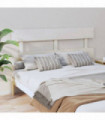 vidaXL Bed Headboard White 164x3x81 cm Solid Wood Pine