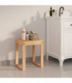 vidaXL Bathroom Stool 40x30x46 cm Solid Wood Walnut