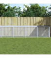 vidaXL Chicken Cage with Roof Anthracite 803x98x90 cm Galvanised Steel