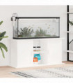 vidaXL Aquarium Stand White 121x41x58 cm Engineered Wood