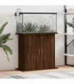 vidaXL Aquarium Stand Brown Oak 81x36x73 cm Engineered Wood