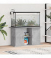 vidaXL Aquarium Stand Concrete Grey 101x41x58 cm Engineered Wood