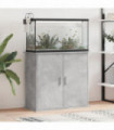 vidaXL Aquarium Stand Concrete Grey 81x36x73 cm Engineered Wood