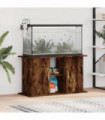 vidaXL Aquarium Stand Smoked Oak 101x41x58 cm Engineered Wood