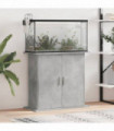 vidaXL Aquarium Stand Concrete Grey 81x36x73 cm Engineered Wood