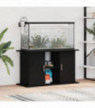 vidaXL Aquarium Stand Black 101x41x58 cm Engineered Wood