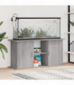 vidaXL Aquarium Stand Grey Sonoma 121x41x58 cm Engineered Wood