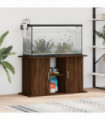 vidaXL Aquarium Stand Brown Oak 101x41x58 cm Engineered Wood