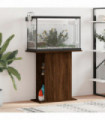 vidaXL Aquarium Stand Brown Oak 75x36x72.5 cm Engineered Wood