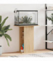 vidaXL Aquarium Stand Sonoma Oak 60.5x36x72.5 cm Engineered Wood