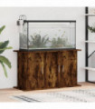 vidaXL Aquarium Stand Smoked Oak 101x41x58 cm Engineered Wood