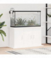 vidaXL Aquarium Stand White 101x41x58 cm Engineered Wood