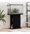 vidaXL Aquarium Stand Black 75x36x72.5 cm Engineered Wood