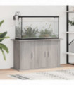 vidaXL Aquarium Stand Grey Sonoma 101x41x58 cm Engineered Wood