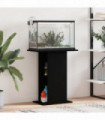 vidaXL Aquarium Stand Black 60.5x36x72.5 cm Engineered Wood