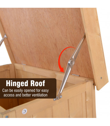 Outdoor Garden Storage Shed, Cedarwood-Burlywood Colour