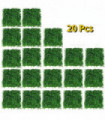 10/20pcs Artificial Boxwood Panels Flowers Topiary Hedge Plant 25x25cm UV Protected Greenery Wall Grass Wall Panel