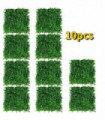 10/20pcs Artificial Boxwood Panels Flowers Topiary Hedge Plant 25x25cm UV Protected Greenery Wall Grass Wall Panel