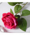 100 Pcs Artificial Velvet Silk Rose Flower Bouquet Real Looking Fake Roses Home Wedding Centerpieces Party Decorations