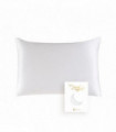 100% Natural Mulberry Silk Pillowcase With OEKO-TEX 22MM Front In 100% Silk & Back in Lenzing Tencel Fabric, 1 Pack