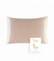 100% Natural Mulberry Silk Pillowcase With OEKO-TEX 22MM Front In 100% Silk & Back in Lenzing Tencel Fabric, 1 Pack