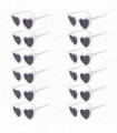 12/24/48Pcs Heart Sunglasses Wedding Gifts for Guests Bachelorette Hen Party Sunglasses Party Favors Women Fashion Sunglasses