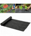 2x50m Weed Barrier Fabric Durable Convenient Design Weed Block Mat