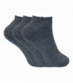 3 Pairs Ladies Thermal Trainer Socks (4-7 UK / TTS Charcoal)