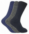 3 Pairs Mens Wool Blend Socks (WB Blue)