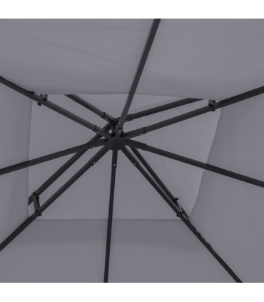 3 x 3(m) Gazebo Canopy Roof Top Replacement Cover Deep Grey (TOP ONLY)