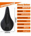 3D Printed Saddle BUCKLOS MTB Bike Seat Cushion Full Carbon Fiber Ultralight Hollow Comfortable Road Mountain Bike Saddle Parts