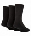 BAMBOO Diabetic Socks - IOMI - 3 Pack (12-14 Uk / Black)